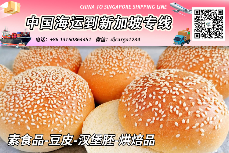素食品-豆皮-汉堡胚-烘焙品冷链整柜拼箱海运到新加坡 素食品-豆皮-汉堡胚-烘焙品冷链整柜拼箱海运到新加坡
