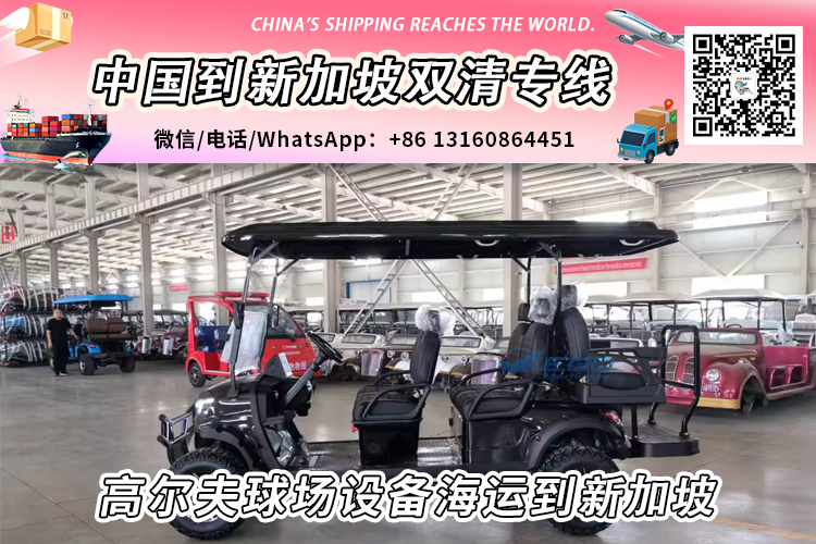 高尔夫球场设备海运整柜/拼箱到新加坡双清门到门服务