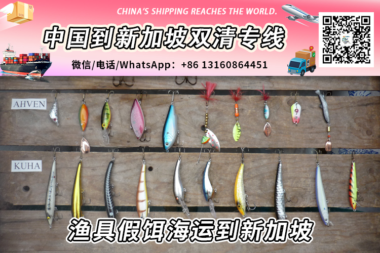 渔具假饵海运整柜/拼箱到新加坡双清到门→递接物流