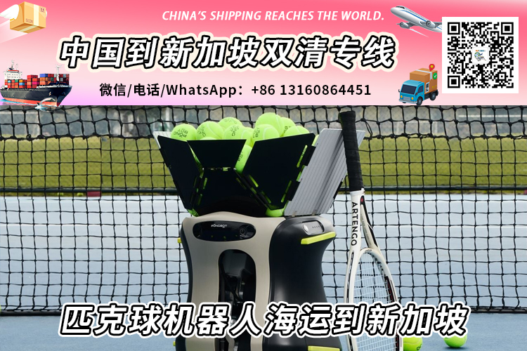 匹克球机器人海运整柜/拼箱到新加坡含清关派送到门→递接物流小詹